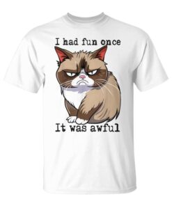 Cat Is Grumpy Humorous Cat Graphic For Men And Boys Unisex T-Shirt