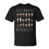 Celebrate Diversity Caffeine Barista Shirt For Coffee Lovers Unisex T-Shirt