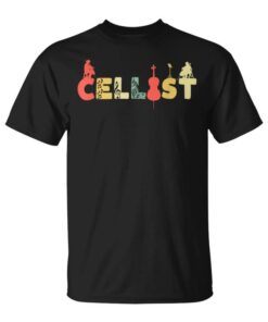 Cello Orchestra Retro -Intage Musician Cellist Unisex T-Shirt