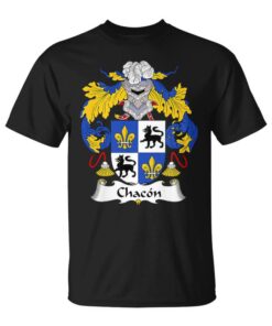 Chacon Coat of Arms Family Crest Neck Unisex T-Shirt