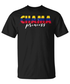Chama Princess With Deenezuela Flag Chamasenezolanas Unisex T-Shirt