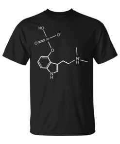 Chemical Structure Of Psilocybin Unisex T-Shirt