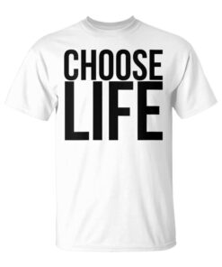 Choose Life Funny Intage Retro 80s Crew Neck Unisex T-Shirt