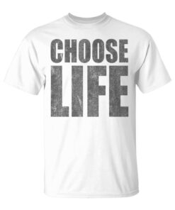 Choose Life Pro-Life Retro 80S Unisex T-Shirt