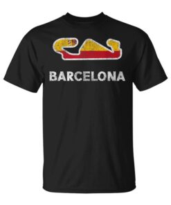 Circuito De Barcelona Catalunya Barcelona Track Fan Spain Unisex T-Shirt