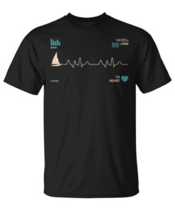 Classic Sailing Heartbeat Sailor Graphic Gift Unisex T-Shirt