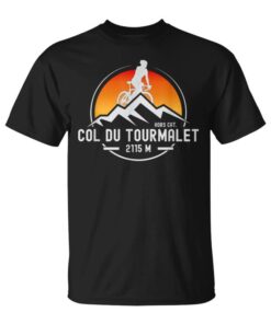 Col Du Tourmalet Cycling Bicycle Souvenir Unisex T-Shirt