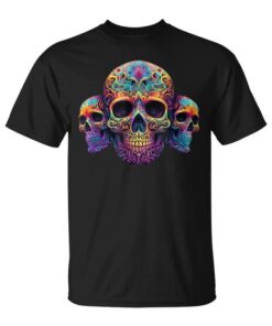 Colorful Mexico Day Of The Dead Art Unisex T-Shirt