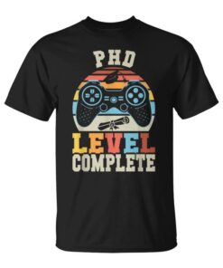 Complete Phd Level Retro Gamer Doctorate Graduation 2023 Unisex T-Shirt