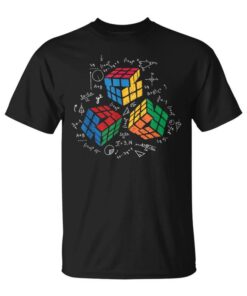 Cool Math Rubik Rubix Rubics Player Cube Mathematics Lovers Unisex T-Shirt