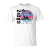 Coordinates Cadiz Andalusia Spain Unisex T-shirt