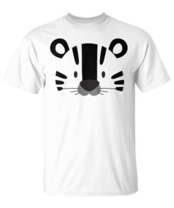 Cute Kids Tiger Shirts For Boys Cartoon Tiger Face Unisex T-Shirt