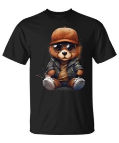 Cute Teddy Bear with Hat Unisex T-Shirt