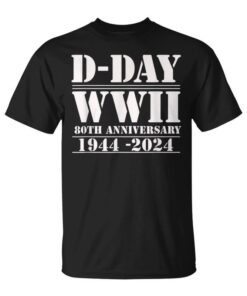 D-Day Invasion 80th Anniversary WWII Allied Forces Operation Unisex T-Shirt