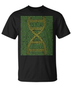 DNA Double Helix Matrix Program Computer Science Funny Unisex T-Shirt