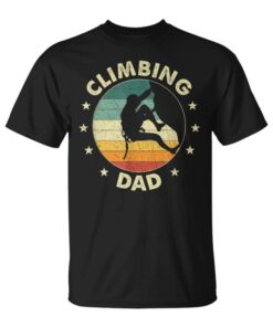 Dad Climbing Climbing Dad Father Unisex T-Shirt