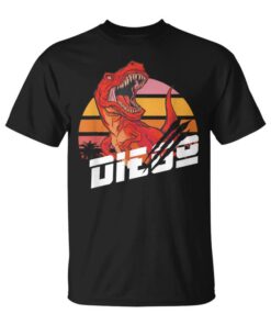 Diego Beautiful Boy Name With T-Rex Unisex T-Shirt