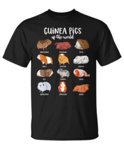 Different Breeds Of Guinea Pigs Guinea Pigs Unisex T-Shirt