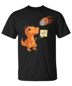 Dinosaur Meteor Scissors Unisex T-Shirt
