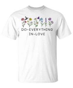 Do Everything In Love Bibleerse Christian Faith Love Neck Unisex T-Shirt