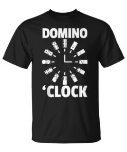 Domino' Clock Dominoes Board Game Domino Unisex T-Shirt