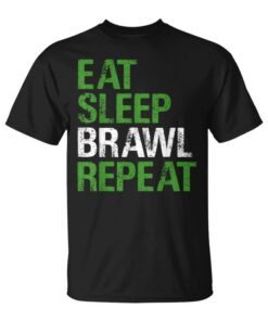 Eat Sleep Brawl Repeat Gamer Game Funny For Unisex T-Shirt
