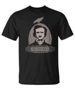Edgar Allan Poe Raven Gothic Nevermore Occult English Horror Unisex T-Shirt