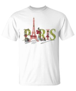 Eiffel Tower Love Paris Hello Paris Bonjour Paris Gift Unisex T-Shirt