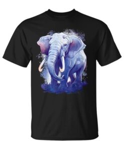Elephant Animal Art Colorful Animal Lover Elephant Unisex T-Shirt