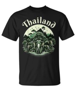 Elephant Thailand Original Thailand Flag Holidays Unisex T-Shirt