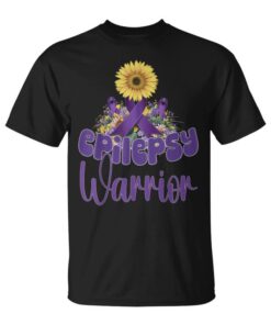Epilepsy Awareness Sunflower Unisex T-Shirt