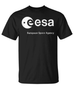 Esa Esa European Space Agency Solid Logo Font Logo Unisex T-Shirt
