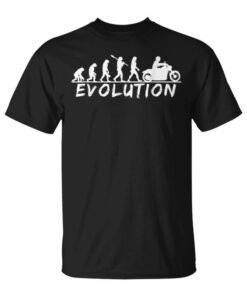 Evolution From Man To Motorcyclist Unisex T-Shirt