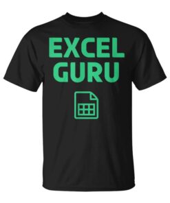 Excel Guru Spreadsheet Geek Excel Nerd Funny Unisex T-Shirt