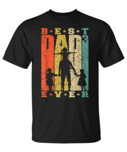 Father Of 3 Daughters Father's Day Gift Dad Of Three Girls Unisex T-Shirt