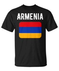 Flag Of Armenia Flag Of Armenia Country Map Unisex T-Shirt
