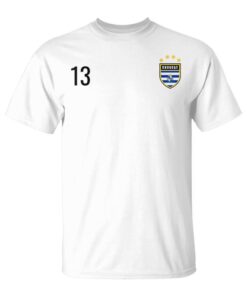 Flag Of Uruguay Number 13 Soccer Number 13 Of Uruguay Unisex T-Shirt