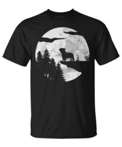 French Bulldog Pet Full Moon Dog French Bulldog Unisex T-Shirt