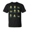 Funny Avocado Yoga Fitness Exercise Gym Avocado Unisex T-Shirt