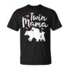 Funny Bear For Mother's Day Mom And Mother Of Twins Unisex T-Shirt