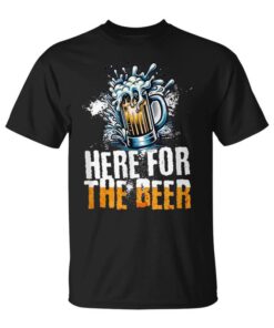 Funny Beer Drinkers Design Here For The Beer Fan Unisex T-Shirt