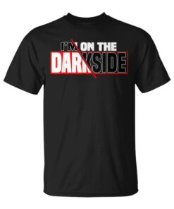 Funny Black Graphic I'm On The Darkside Men's Unisex T-Shirt