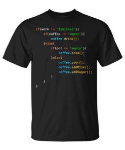 Funny Coding Java Programmer Coffee Unisex T-Shirt