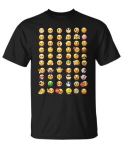 Funny Happy Emoticons With Keyboard Smile Faces Unisex T-Shirt