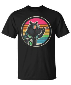 Funny Hippo Dart Dart Unisex T-Shirt
