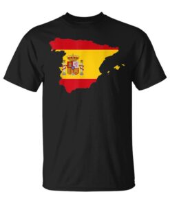 Funny Shirt With The Flag Of Spain Proud To Be E Unisex T-Shirt