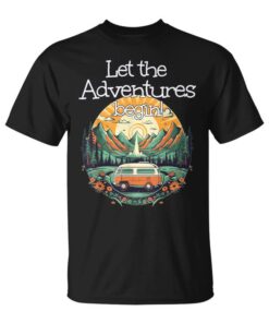 Funny Van Camping Adventures For Desert Lovers T-Shirt Unisex T-Shirt