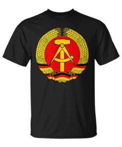 GDR Coat Of Arms Hammer Sickle Flag Eastalgia GDR Unisex T-Shirt