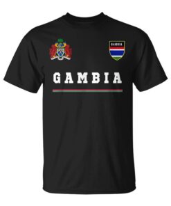 Gambia Sports Football Flag Soccer Unisex T-Shirt