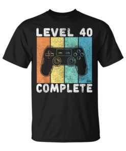 Gamer For Men 40 Years Old Gift 40th Birthday Unisex T-Shirt